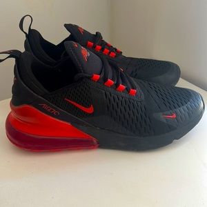 Black and Red Nike 270
